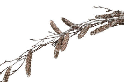 Gałązka dekoracyjna Tsuga XL Brązowa