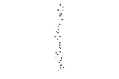 Girlanda z dzwoneczkami – brązowa, 120 cm