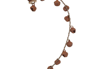 Zawieszka serce rdzawe, 15 cm