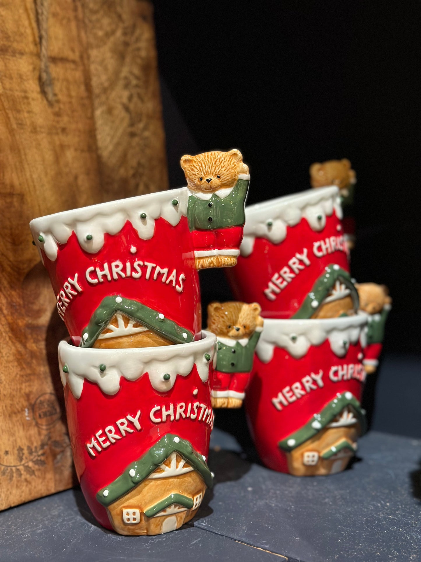 Kubek ceramiczny 12 × Ø8,5 cm z Misiem