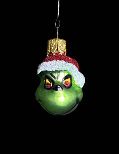 Grinch mini bombka szklana
