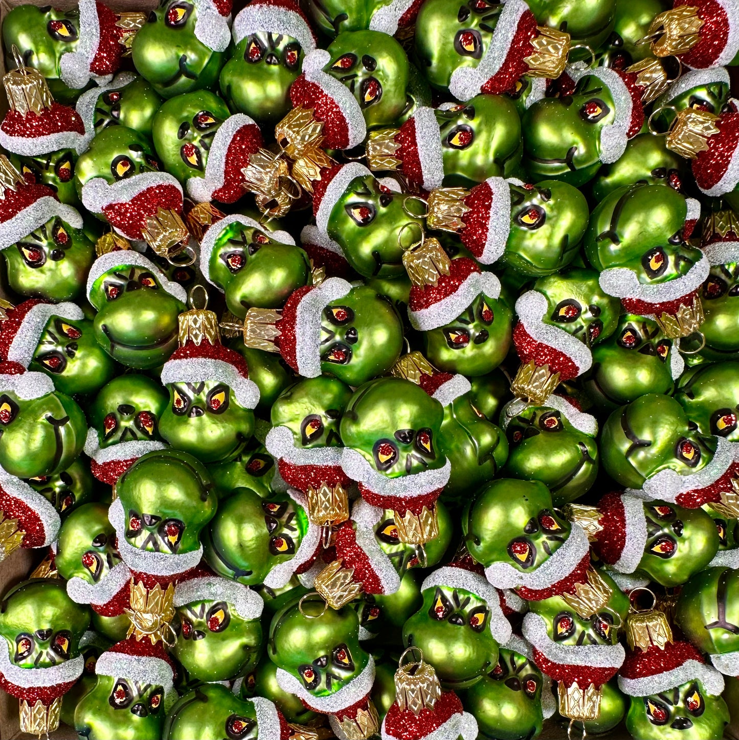 Grinch mini bombka szklana