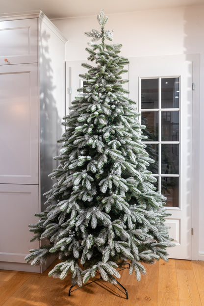 Choinka PE+PVC ośnieżona 180/220/250 cm