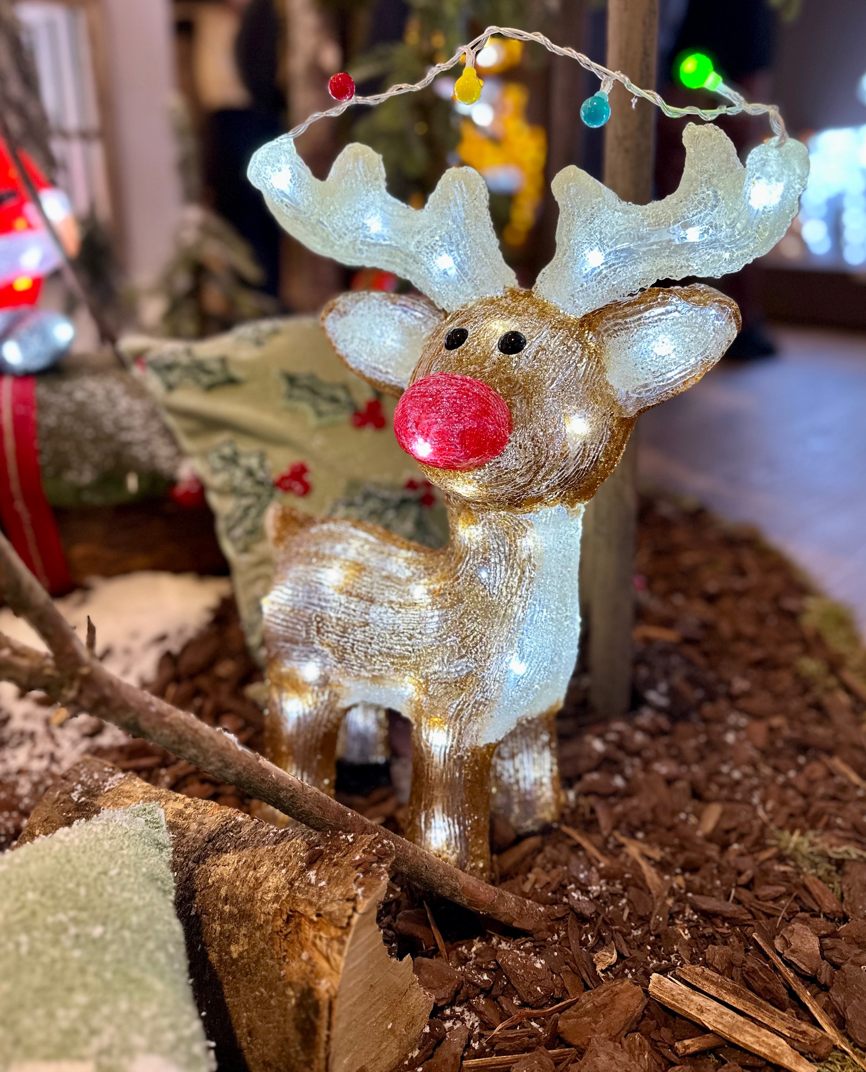 Figurka sarenki LED z efektem migotania – 47 cm