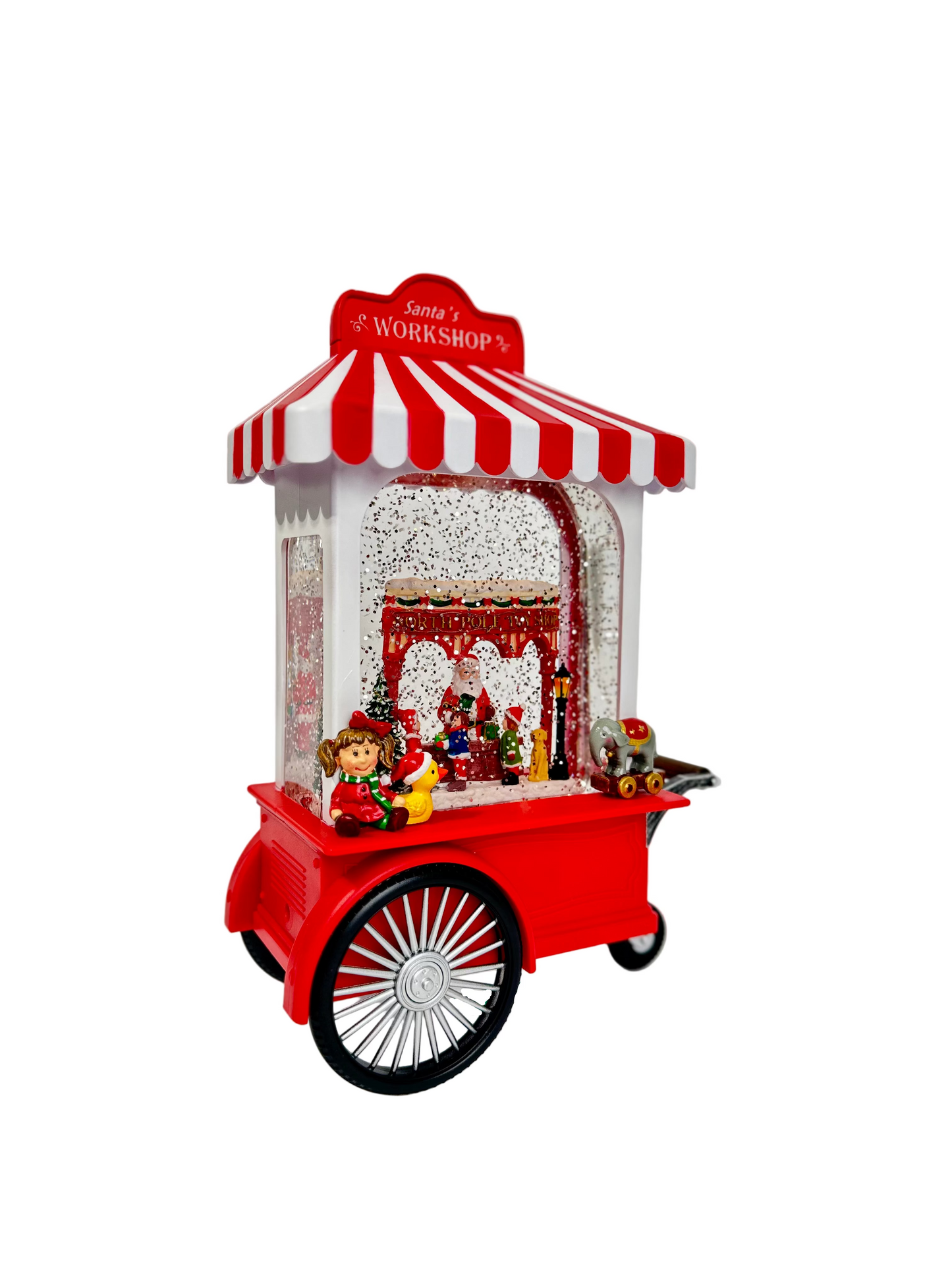 Pozytywka LED cukierkowy wózek