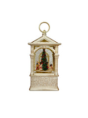 Pozytywka LED Latarnia z Aniołkami i Choinką