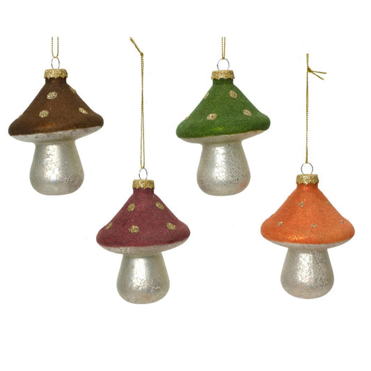 Zawieszka szklany grzybek (bombka)