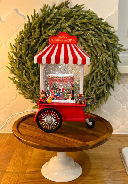 Pozytywka LED cukierkowy wózek