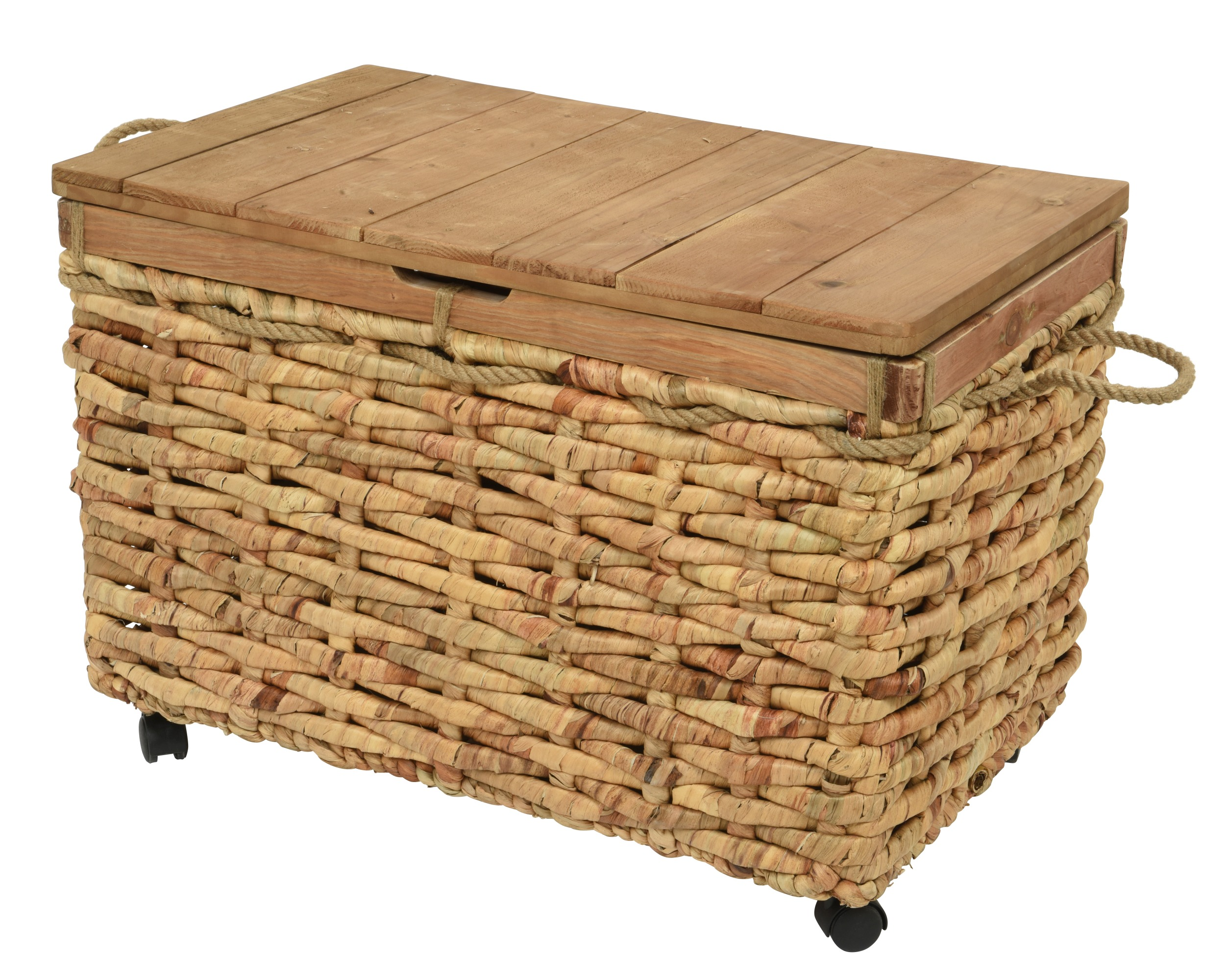 Kosze z hiacyntu wodnego – zestaw 2 sztuki