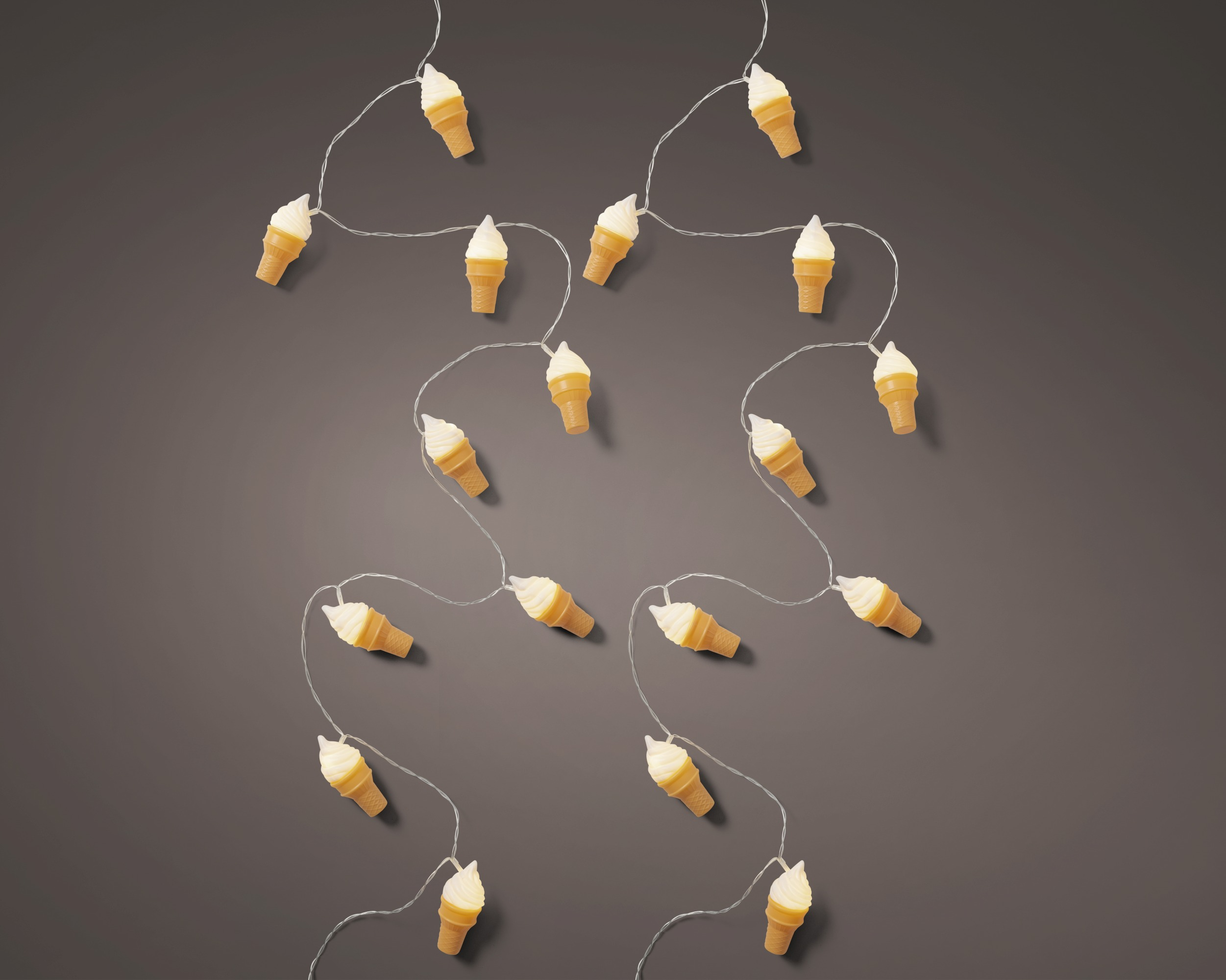 Lampki LED na baterie – lody