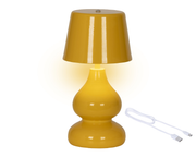 Lampka LED metalowa – żółta