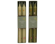 Świece stołowe stokrotki 23 cm – zestaw 2 sztuki