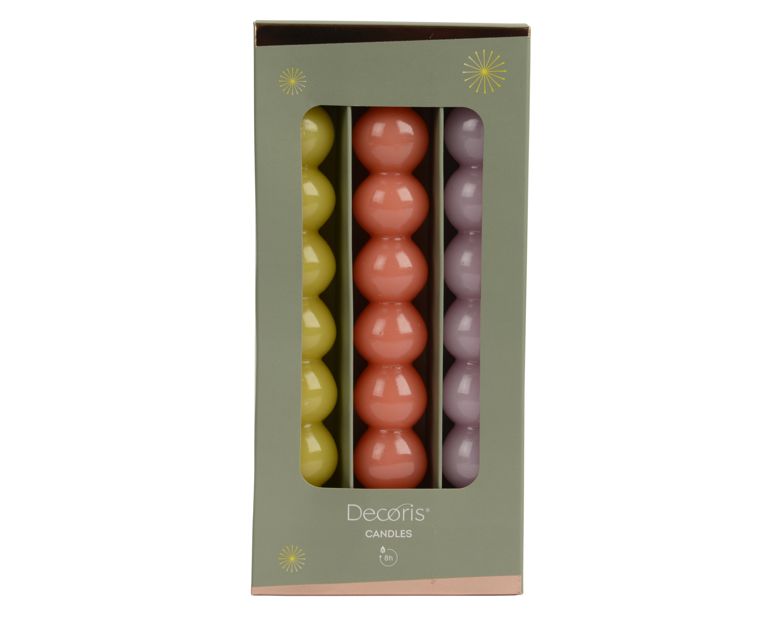 Świece stołowe lakierowane 20 cm