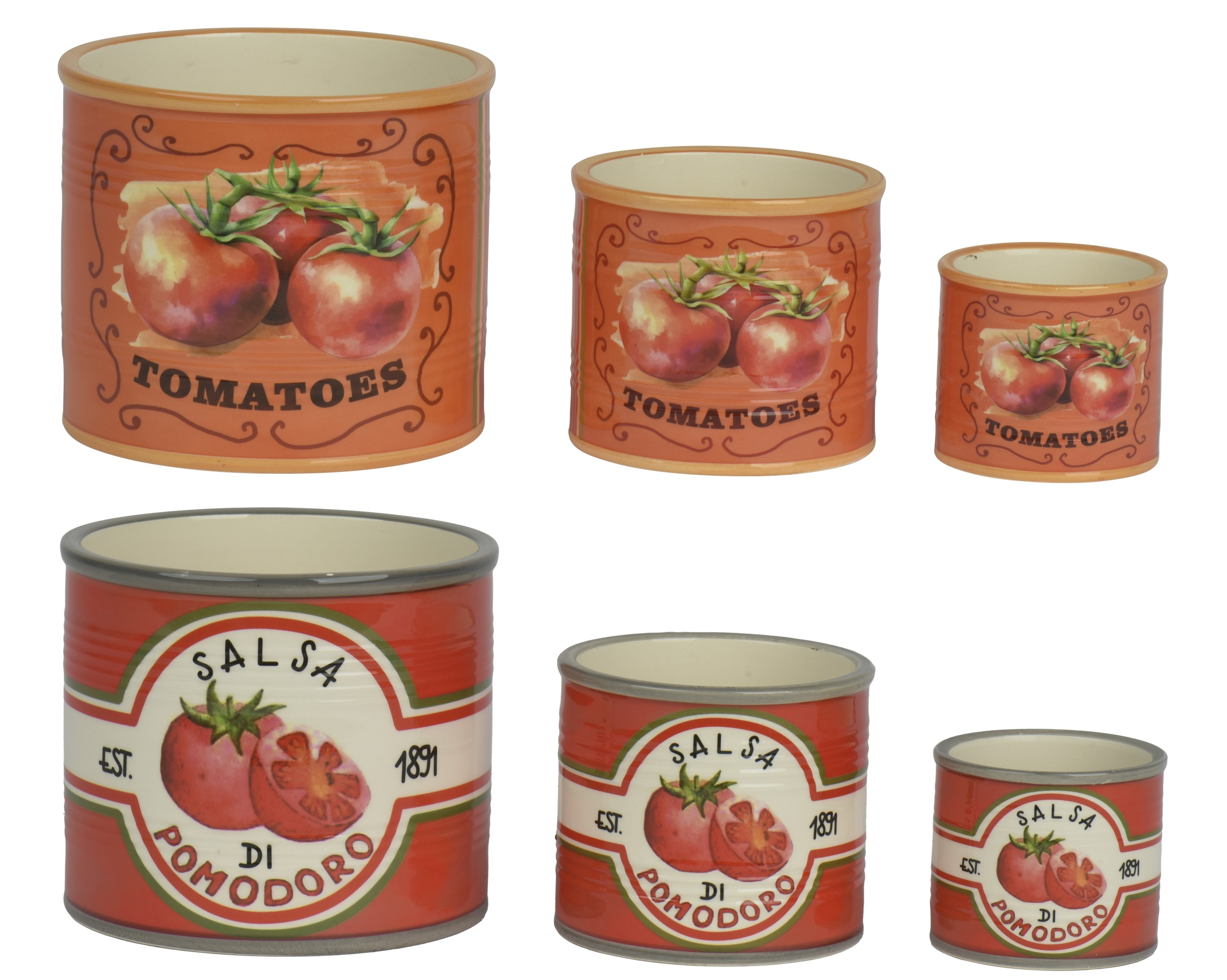 Zestaw osłonek 3 szt. pomidory Salsa di Pomodoro