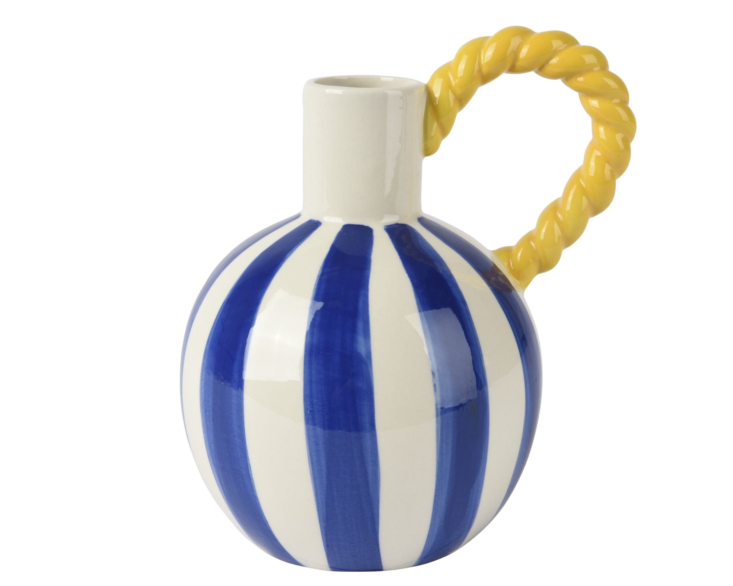 Wazon z dolomitu niebieski 19,5 cm