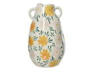 Wazon porcelanowy w kwiaty 27 cm