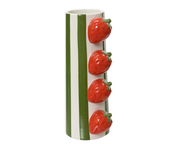 Wazon z dolomitu truskawki 21 cm