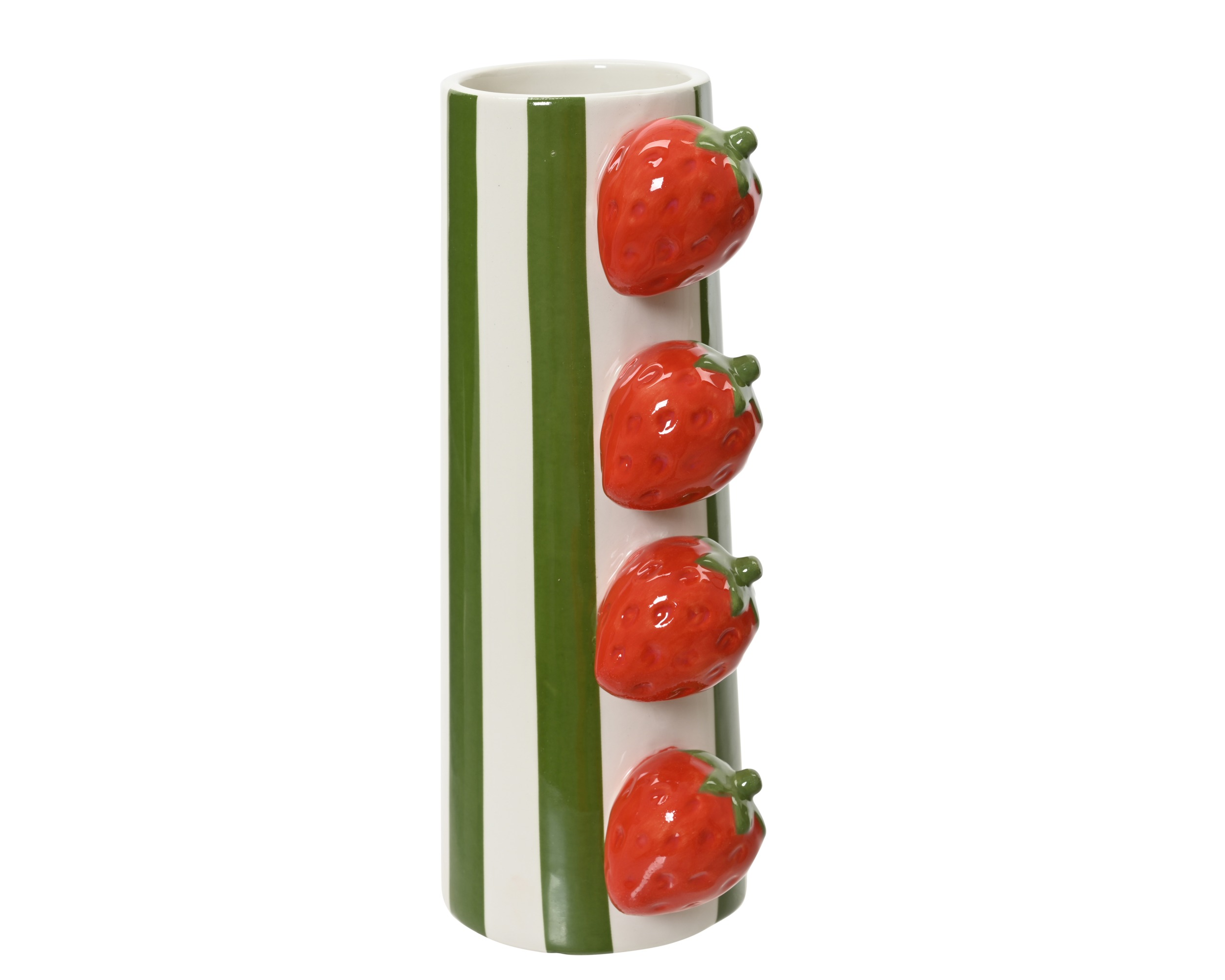 Wazon z dolomitu truskawki 21 cm