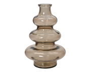 Wazon z recyklingowanego szkła „Beige” – 22 cm