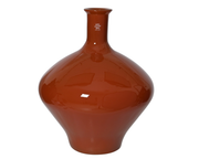 Wazon z recyklingowanego szkła „Orange Red” - 46 cm