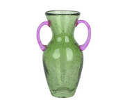 Wazon z pęcherzykami powietrza – zielony, 26 cm