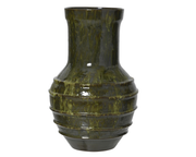 Wazon szkliwiony reaktywnie – zielony 39 cm
