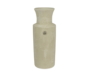 Wazon z terakoty matowy – piaskowy 40 cm