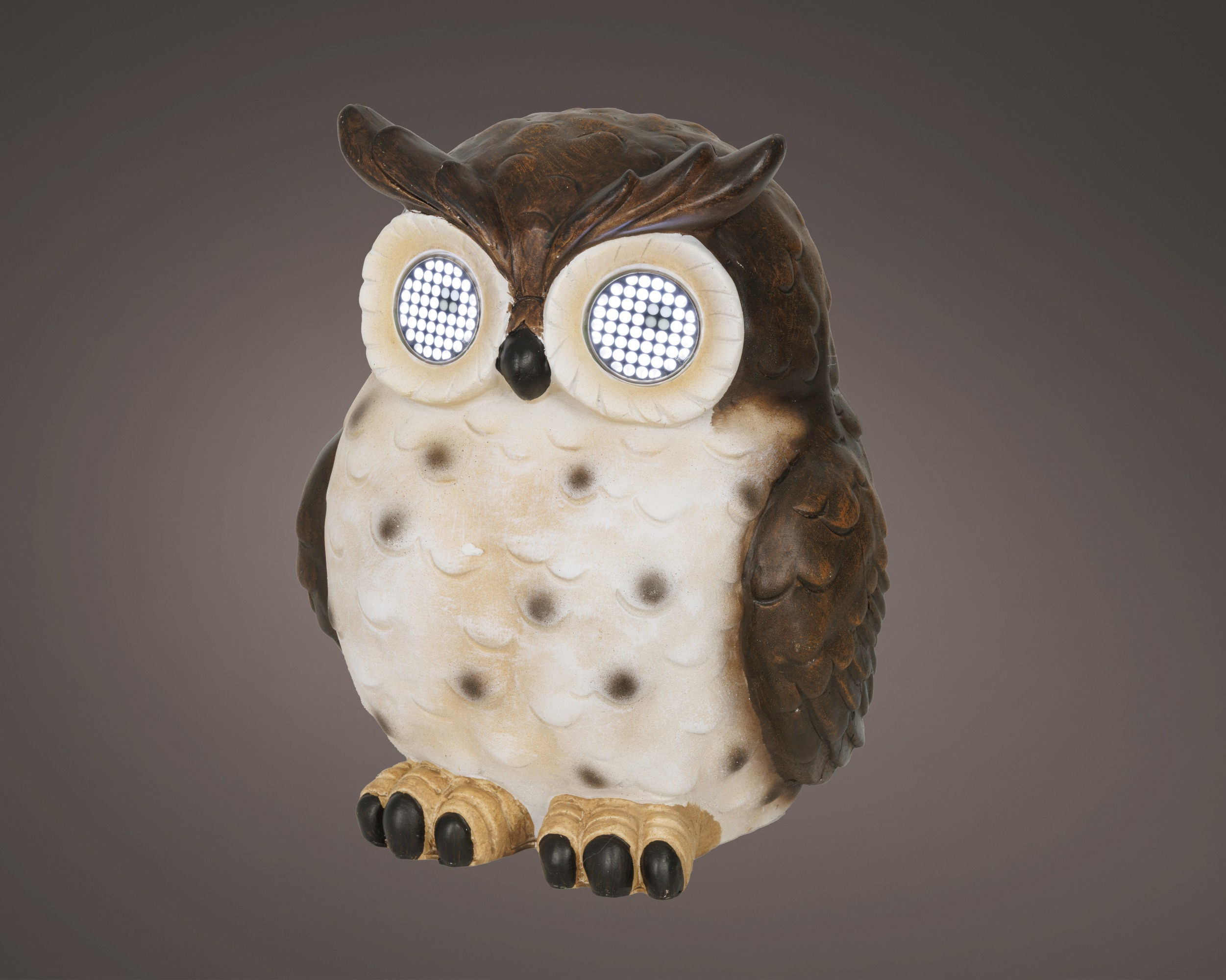 Sowa LED ogrodowa – solarna 3D