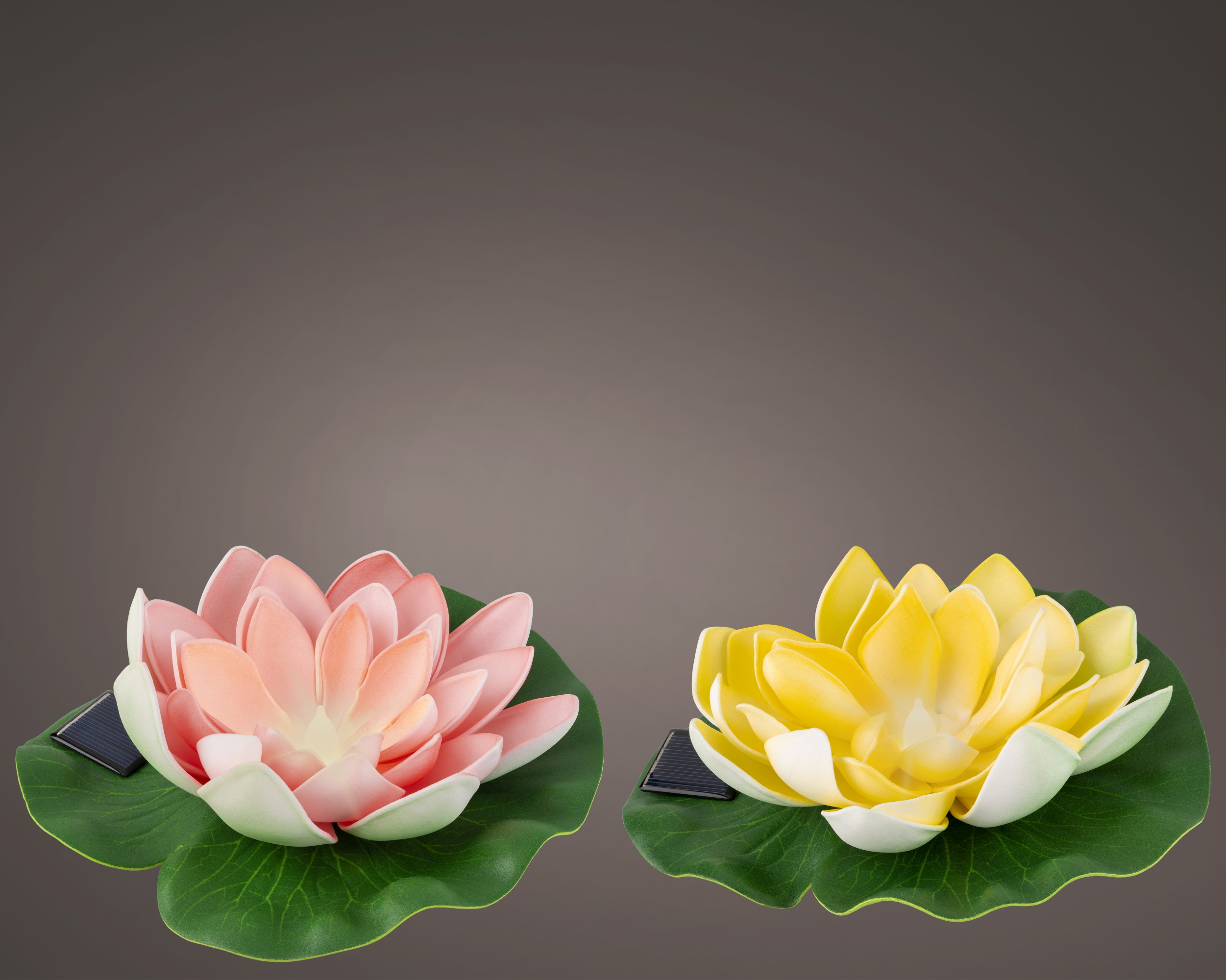 Lampka solarna pływająca – lotos LED