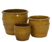 Donica ceramiczna – terakota miodowy (różne rozmiary)
