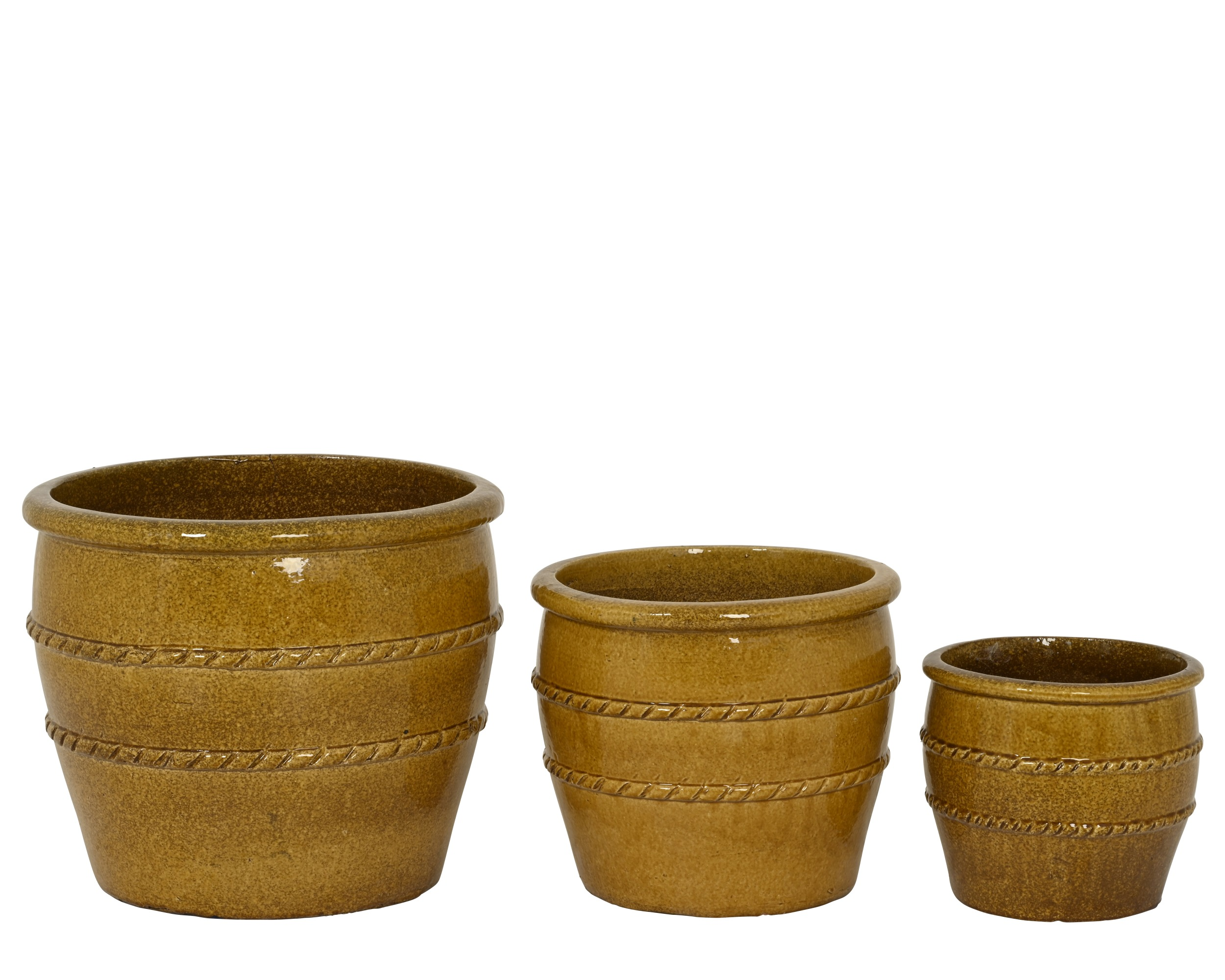 Donica ceramiczna – terakota miodowy (różne rozmiary)