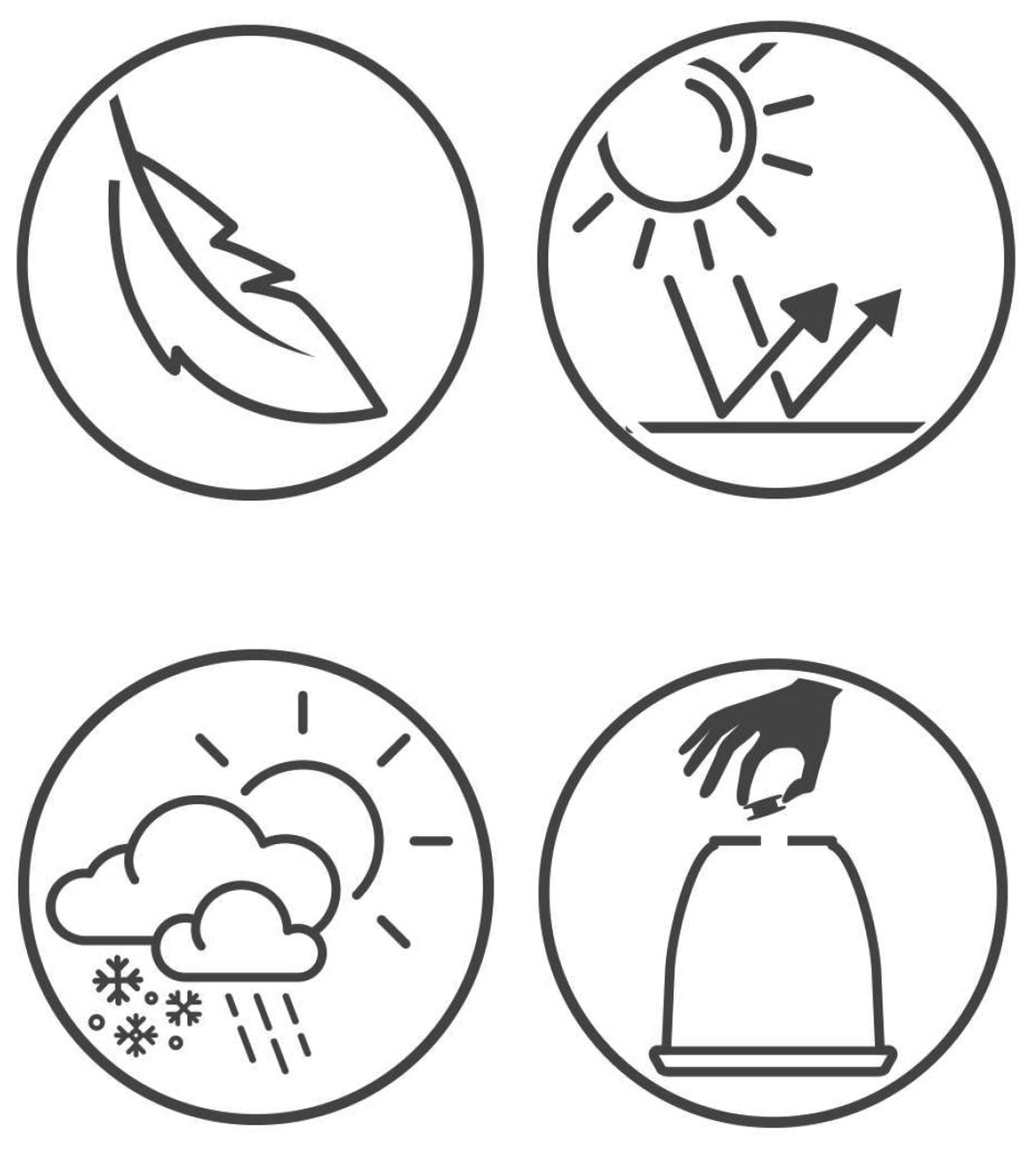 Donica plastikowa – kolor off-white (1 szt.)