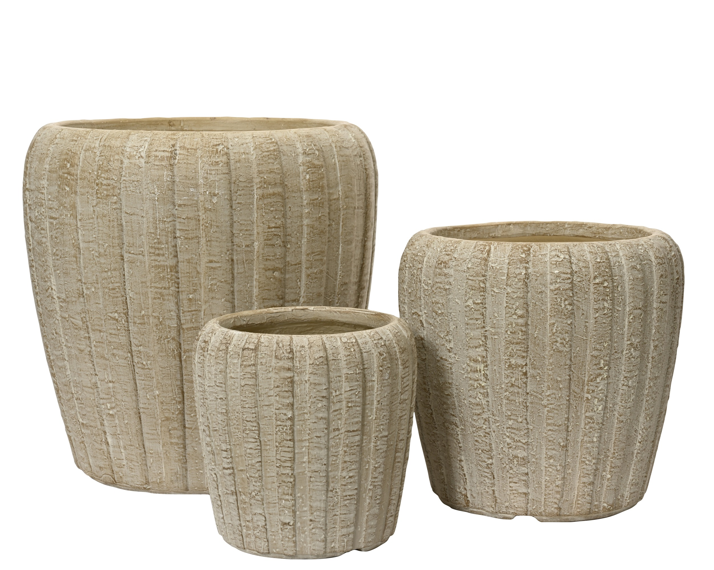 Donica z włókna glinianego – piaskowa (1 szt.)