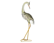 Figurka ogrodowa metalowa czapla – 82,2 cm