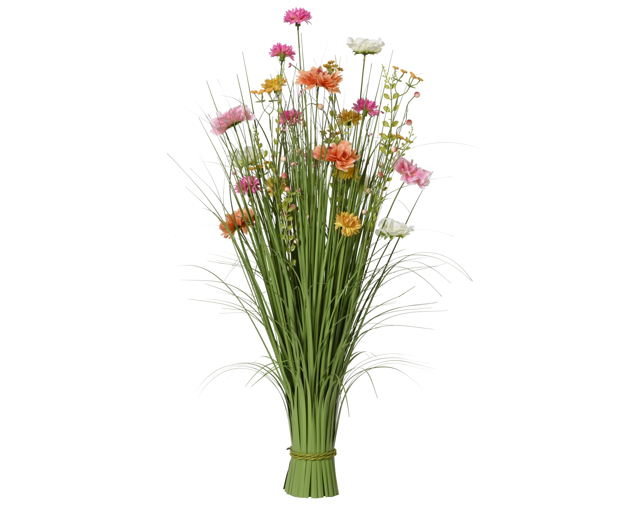 Sztuczny bukiet traw i kwiatów polnych – 100 cm