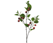 Sztuczna gałązka wiśni z owocami – 95 cm
