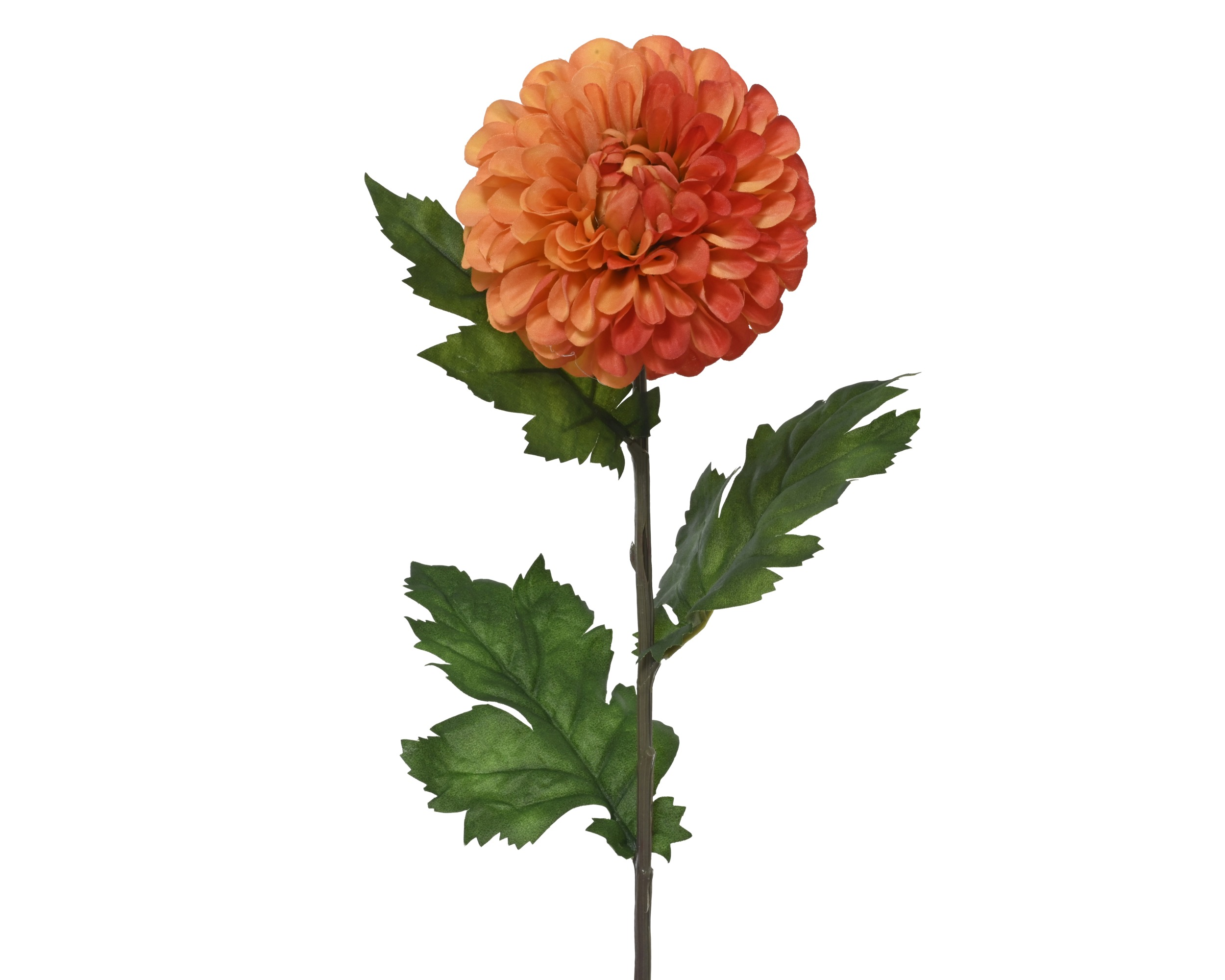 Dalia na łodydze – pomarańczowa, 75 cm