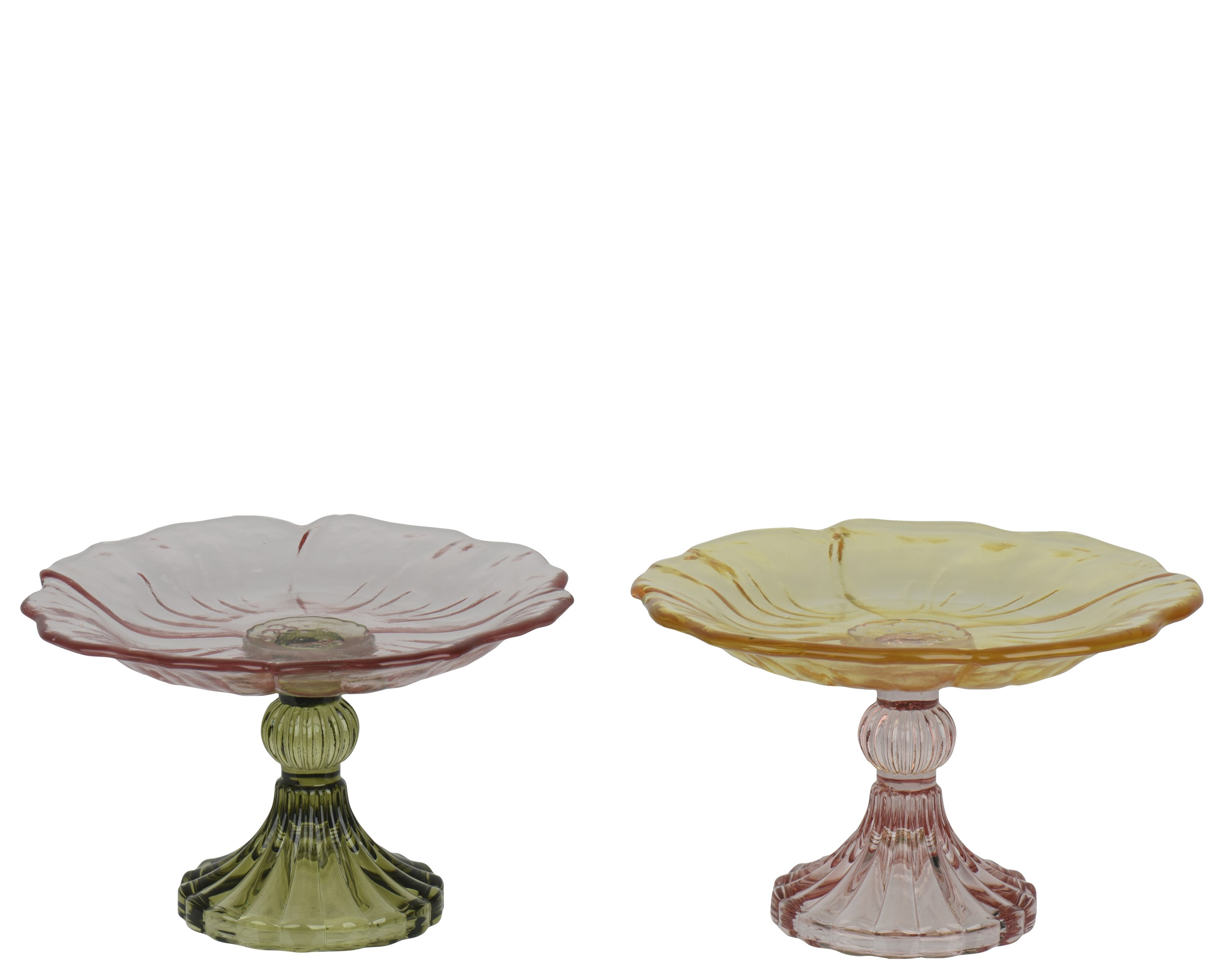 Patera szklana – kwiatowa Ø 16 cm