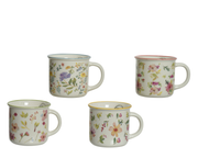 Kubek porcelanowy - kwiaty