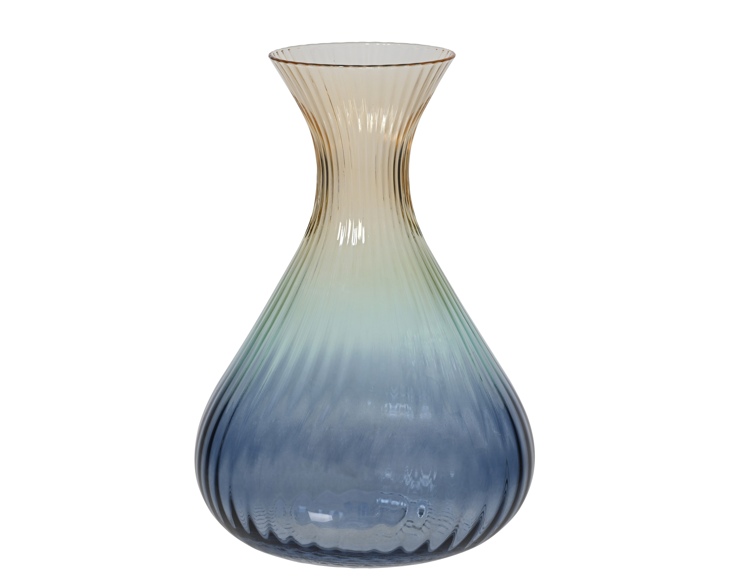 Karafka szklana „Blue & Gold” 2L