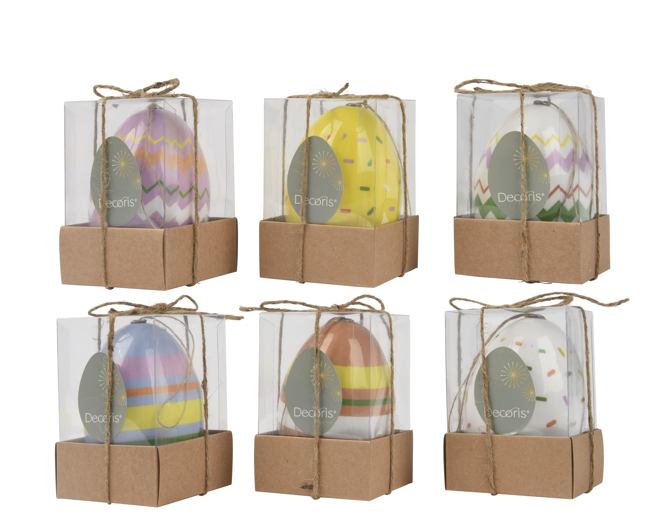 Jajko wielkanocne dekoracyjne – pastelowy mix (1 szt.)