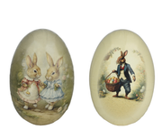 Papierowe jajko „Egg Bunny” – 23 cm zestaw 2 wzorów