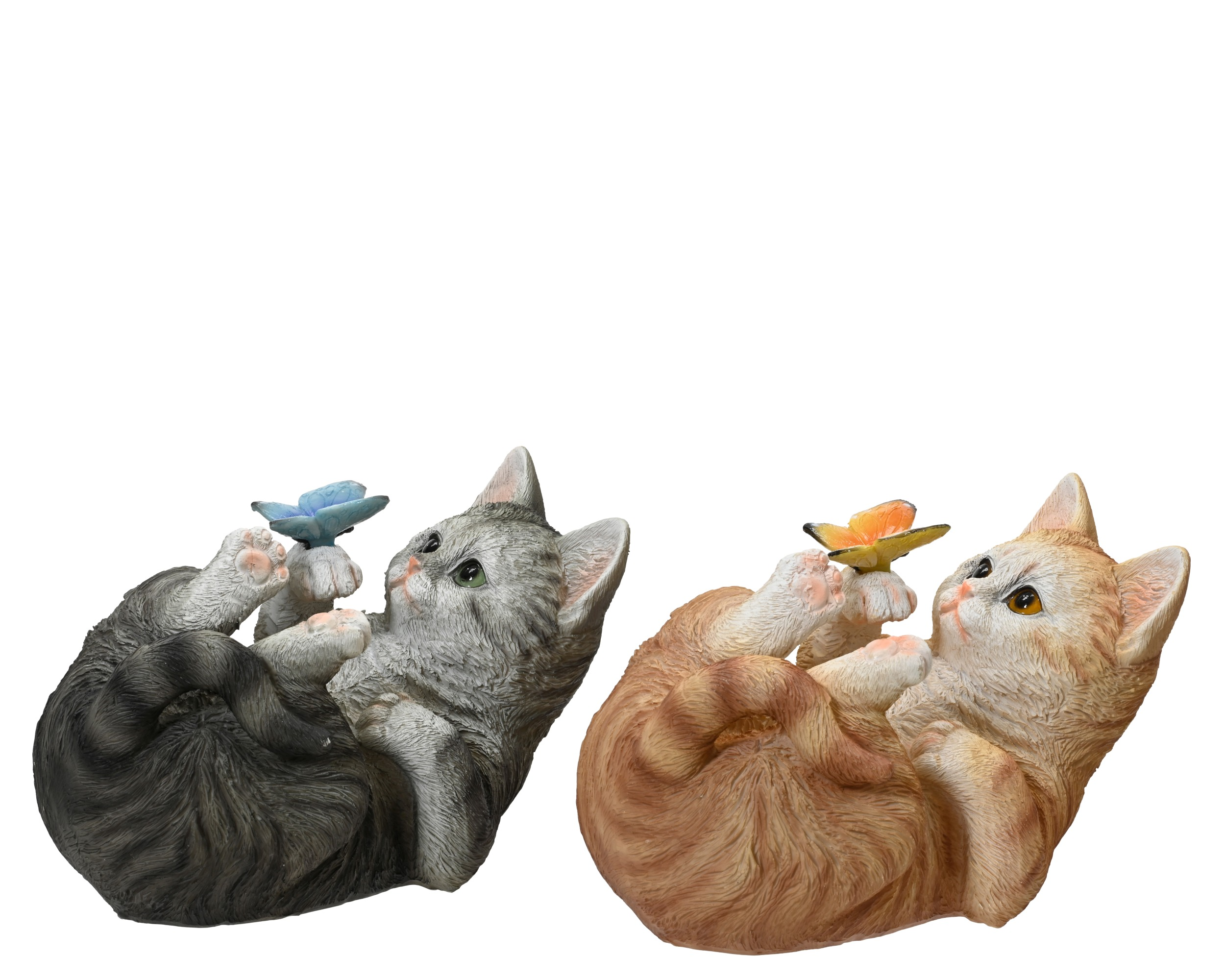 Figurka „ leżący kot z motylem” – (1 szt.)