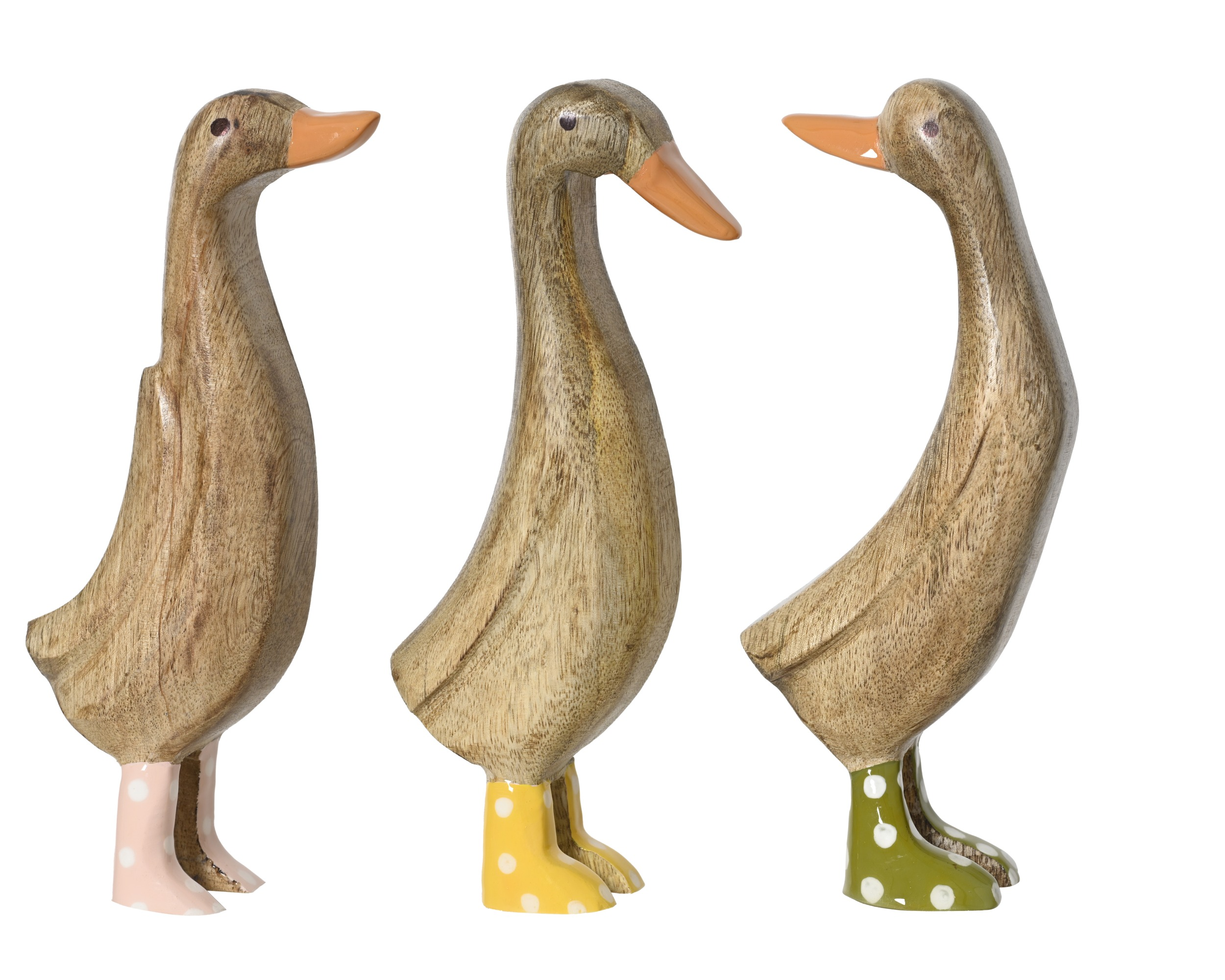 Figurka kaczki drewnianej - 21 cm