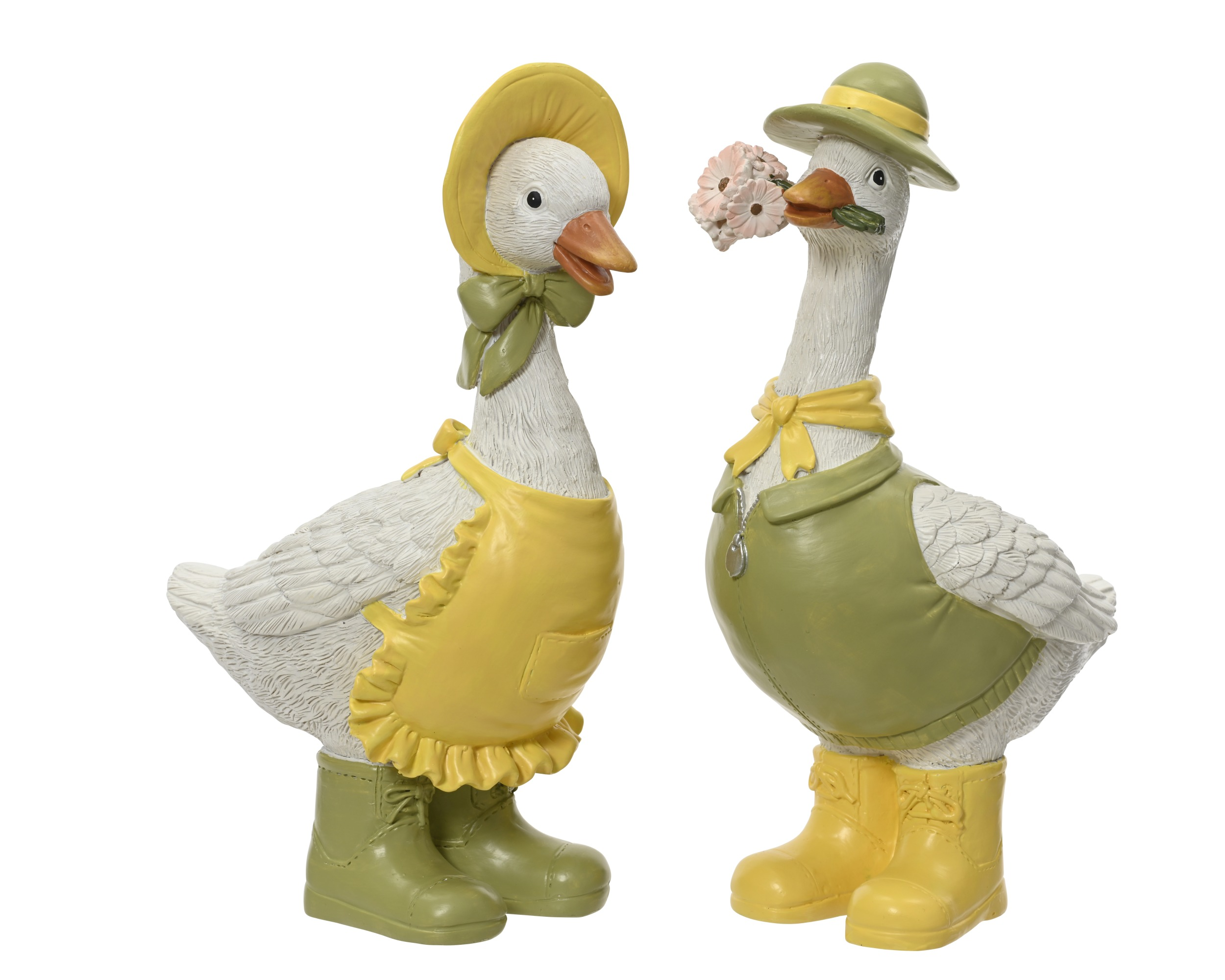 Figurka gęsi w kaloszach (1 szt) - 26 cm