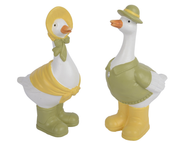 Figurka gęsi dekoracyjnej z terakoty - 22 cm