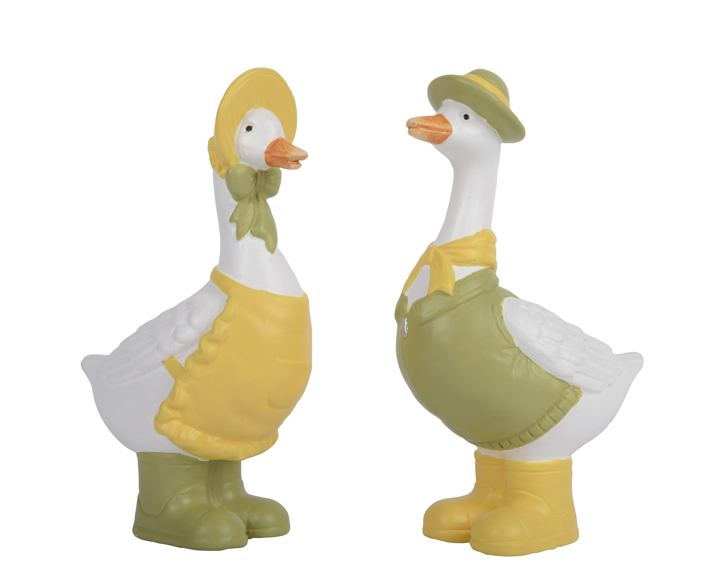 Figurka gęsi dekoracyjnej z terakoty - 17 cm