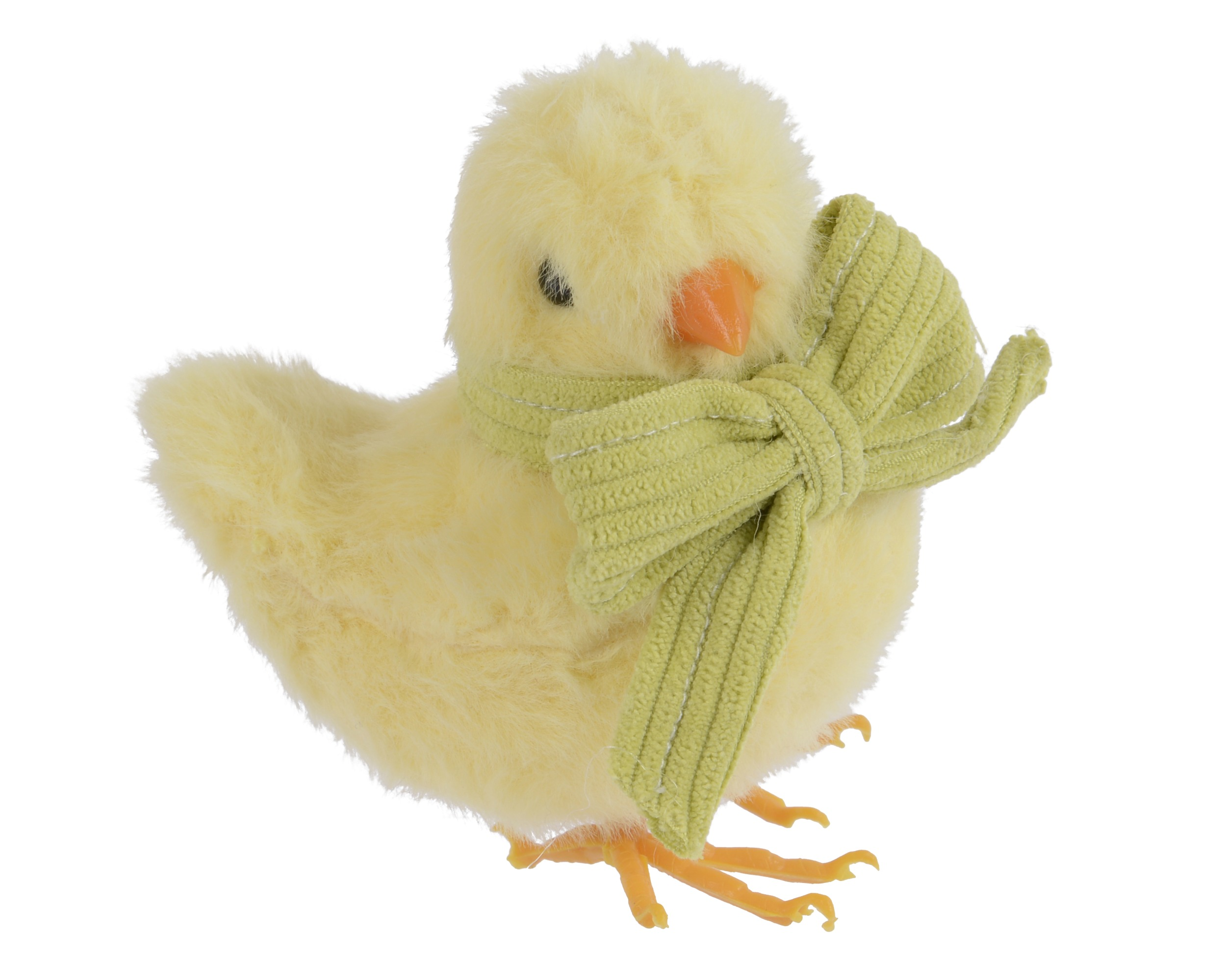 Figurka mini kurczaczka z kokardką - 10 cm