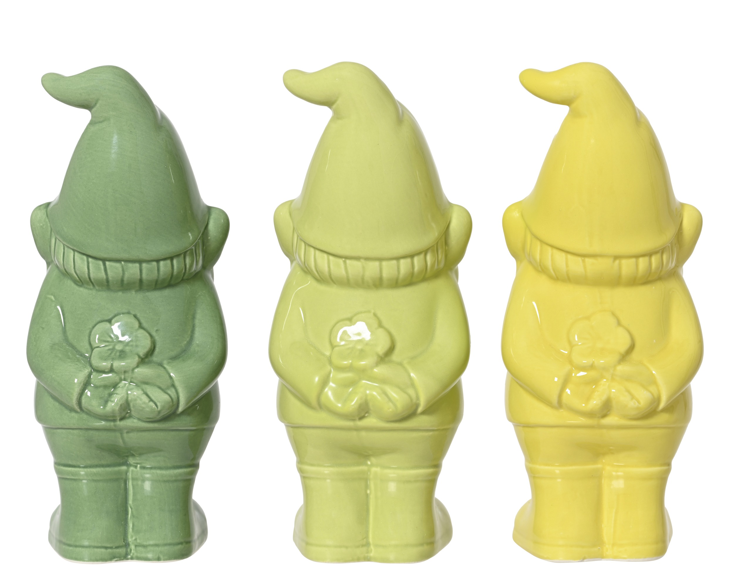 Figurka ceramiczna krasnala - 34,5 cm