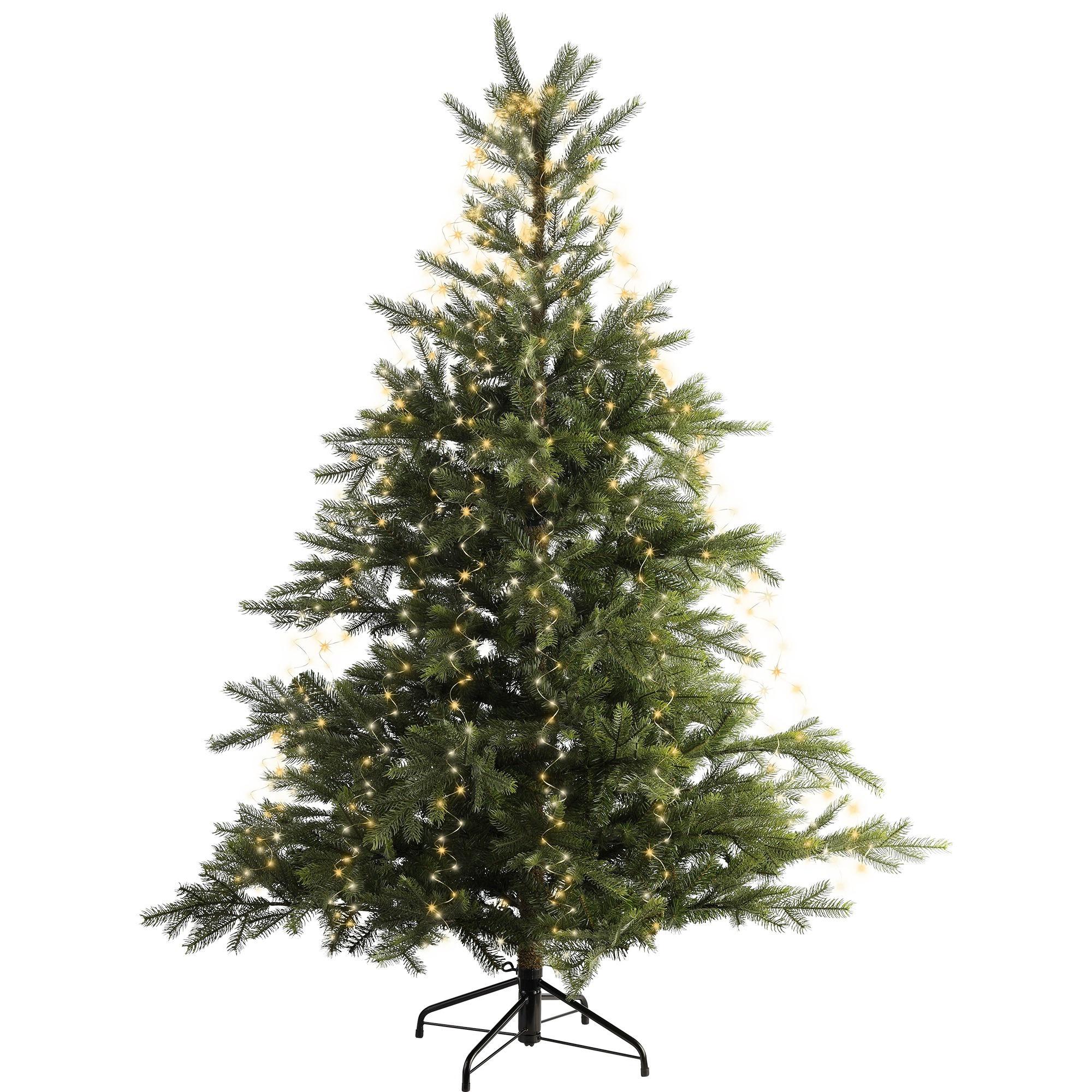Ciepłe lampki Micro LED na druciku  210 cm – zewnętrzne